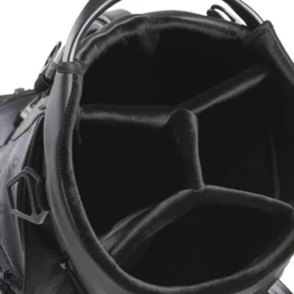 G/FORE Skulls and T’s Debossed Black Transporter Tour Carry Golf Bag - Picture 6 of 7